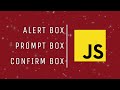 Pop Up Boxes in JavaScript |JavaScript Tutorial for Beginners