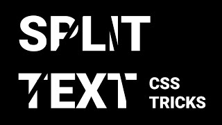 How to make text split on hover | Pure css Effect | HTML5 | CSS3 | Techy Programmers