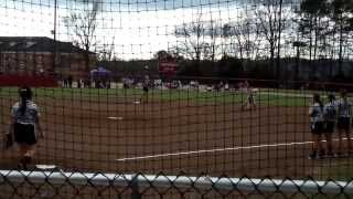 2014 JSU Softball Fan Day Infield/Outfield Warmup