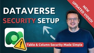 ✅ How To Set Up Table & Column Security in the Dataverse: The Right Way👍