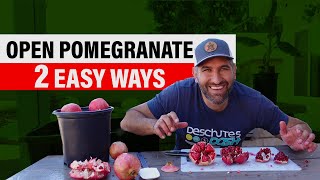 How To Cut a Pomegranate | Two EASY Pomegranate Seed Removal Methods