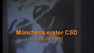 CSD München: Die 1. Politparade 1980