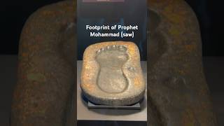 The Sacred Stone: Prophet Muhammad's (PBUH) Footprint Unveiled ~#travel #turkey #istanbul #islam