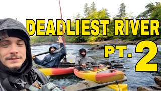 Kayaking NC’s DEADLIEST River PT.2 - CLOSE CALL