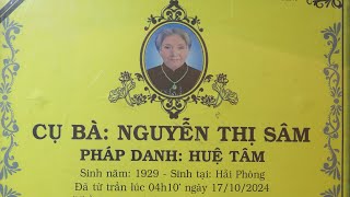 BÀ NGUYỄN THỊ SÂM. 95 tuoi.