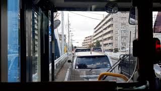 【(車両と系統の組み合わせが)好きすぎてやばい。名古屋市交通局名古屋市営バス巡回大型編】徳重巡回系統藤田医科大学病院行き前面展望地下鉄徳重~篭山西(南)