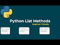 Python Lists Tutorial | All Built-in Methods Explained Simply