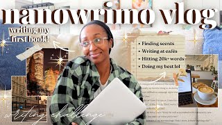 writing my debut novel ✍🏽💌📚 character scents, writing dates, life, & more | a nanowrimo writing vlog