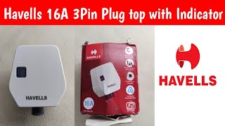 Havells Plug top with Indicator | 16A | 3Pin | Polycarbonate | @havellsindia