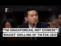 Singapore Slams 'Racist' Grilling of TikTok CEO Over His Nationality and Links to China