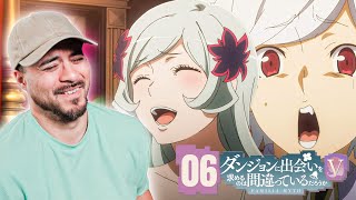 🔔 ¡POCO A POCO ANDAN ROMPIENDO A BELL! | DANMACHI 06 TEMPORADA 5 | REACCIÓN