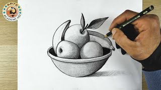 Still-life drawing with pencil | drawing | dibujo how to draw | رسم طبيعة صامتة | رسم سهل | رسم