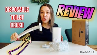 Disposable toilet brush review ￼