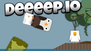 Deeeep.io - The Vicious Bald Eagle Destroys Seagulls! -  - Lets Play Deeeep.io Gameplay - Beta