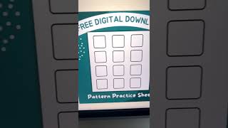 Get Your Free Pattern Practice Sheet #freecoloringpages #patternpractice #printablecoloringpages