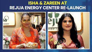 Isha Koppikar \u0026 Zareen Khan at the Grand Re-Launch of Dr. Santosh Pandey's Rejua Energy Center