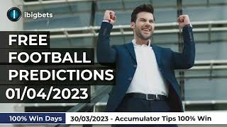 FOOTBALL PREDICTIONS TODAY 01/04/2023|German Bundesliga Prediction |SOCCER PREDICTIONS@ibigbets