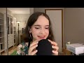 asmr box tapping with the blue yeti whispering in korean english spanish