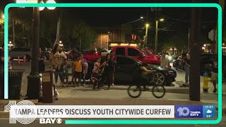 Tampa police, community discuss proposed curfew for kids under 16