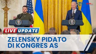 Penampakan Zelensky Hanya Pakai Sweater di Kongres AS, Beda Gayanya dengan Joe Biden & Pejabat Lain