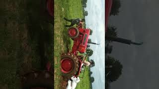 Mahindra tractor funny video.. #tractor #tractorstunt #tractorlovers #tractorshorts