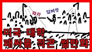 미국 대학생들의 \