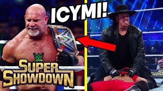 GOLDBERG BEATS THE FIEND! WWE Super Showdown 2020 ICYMI | WrestleTalk