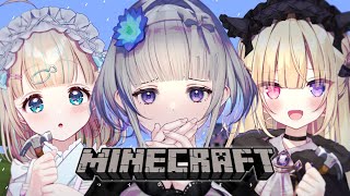 【 Minecraft  】ここが生まれたてのリアクト鯖か～！ #つくぴちすう【 稀羽すう/夢川かなう/月紫アリア/Re:AcT 】