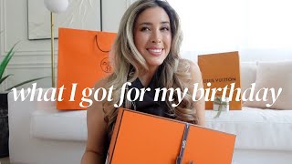 WHAT I GOT FOR MY BIRTHDAY 🎂🤍 Unboxing My First HERMES BIRKIN 25 Dream Bag + Van Cleef \u0026 Arpels ✨