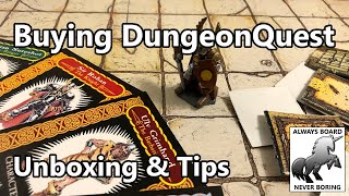 Buying a 1987 Games Workshop DungeonQuest on eBay | Complete Contents List | Buying Tips | Unboxing