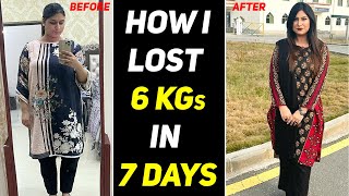 How Miral LOST 6 KGs In 7 Days | Weight Loss Journey | Client's Transformation