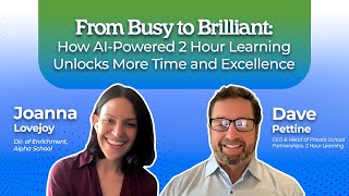 Webinar 2- From Busy to Brilliant: How AI-Powered 2 Hour Learning Unlocks More Time and Excellence.