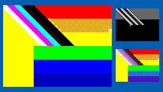 Progress (ZX Spectrum Demo) in super slow motion, including boot sequence