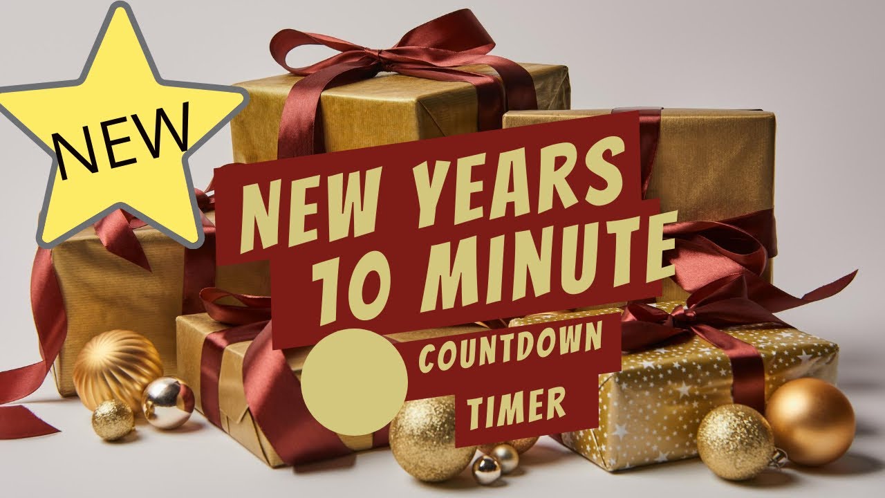 10 Minute New Years Countdown Timer For 2022 вџіпёџ With New Years Music