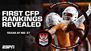 FIRST 2024 College Football Playoff Rankings REVEALED 👀🍿 | ESPN College Football