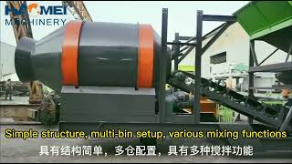 Drum Mobile Concrete Batching Plant YHZM Series #concretemixer #concreteplant #concretemixing