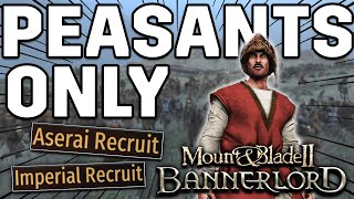 I lead a PEASANT REBELLION in Bannerlord