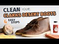 How to Clean CLARKS DESERT BOOTS in 4 Simple Steps | Beeswax and Suede