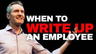 When To Write Up An Employee