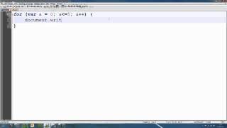 JavaScript Tutorial 8 - for loop