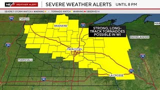 Tornadoes possible in Minnesota Thursday: Updating radar & latest forecasts