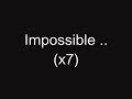 Impossible - Shontelle [ LYRICS ON SCREEN ] HQ