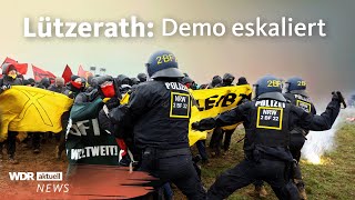 Lützerath Demo: Zusammenstöße zwischen Polizei und Aktivisten | Aktuelle Stunde