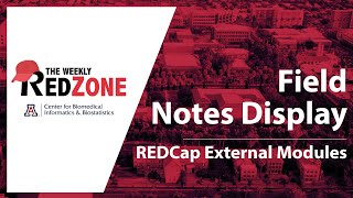 REDZone - Field Notes Display