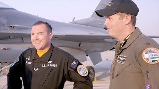 USAF's Armstrong, Waters on F-16 Demonstration Team Mission, Preparation
