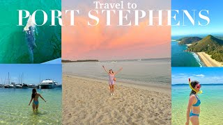 Port Stephens spring break vlog *chaotic girls trip* hikes, sunset swims, and dolphins!🐬