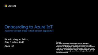 Onboarding to Azure IoT | OD148