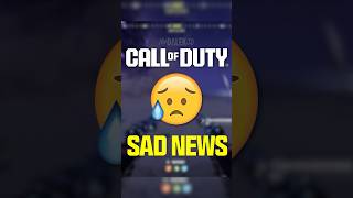 INCREDIBLY Sad News For Call of Duty…