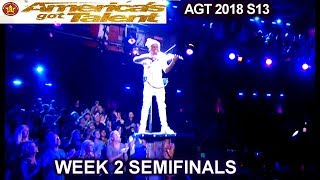 Brian King Joseph Violinist SIMON SAYS HE COULD WIN Semi-Finals 2 America's Got Talent 2018 AGT