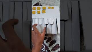 Homemade Akai Piano with cardboard ❤️